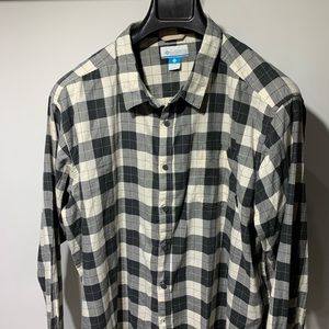 Columbia Men’s button down plaid checked shirt 4X